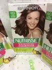 LOT OF 3 - Garnier Nutrisse Nourishing Color Foam Iced Golden Brown #61G NEW.