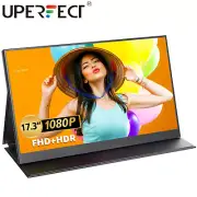 UPERFECT Portable Monitor 17.3" FHD 1920*1080 Gaming Monitor USB-C PC Screen