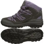 Bearpaw Women Hiking Boots Grey Purple Size 11 Flat Heel