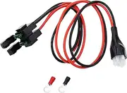ECSiNG 6 Pin Power Plug 30A DC Power Cable 1m/3.3ft Car Radio Power Cable Compatible with Kenwood TS-50s TS-60s Compatible with ICOM IC718 IC706 IC-725A for Radio