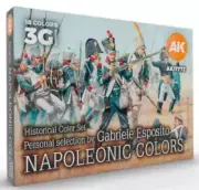 Historical Napoleonic Figures 3G Acrylic Paint Set (18 Colors) 17ml Bottles