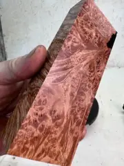 Stabilized Oversized Maple Burl Knife Block | Premium Figured | SMB 993
