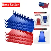 Maximize Garage Space with 6-Pack Colorful Wall-Mount Wrench Organizers