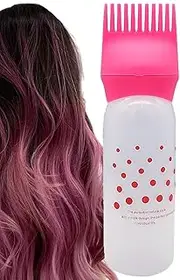 Hair Oil Bottle - 60z Oil Bottle For Hair | Hair Oil Applicator Bottle | Root Comb Applicator Bottle | Hair Oiling Applicator Bottle | Hair Dye Brush Bottle | Oil Applicator For Hair Dye, Scalp