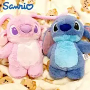 Stitch Angel Lotso Plush Hand Warm Bottle Hot Water Bottles Kawaii Soft