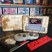 Final Fantasy 3 FF3 Video Game Box SNES Alt Japan Art (fits US) Handmade Wood