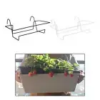 Hanging Railing Planters Railing Flower Box Holder for Outdoor Balcony Patio
