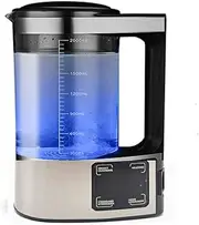 Hydrogen Alkaline Water Generator Hydrogen Water Kettle Hydrogen-Rich Water Machine SPE and PEM Technology Make Hydrogen Content Up to 1200 PPB Hydrogen Water Pitcher Maker Machine 2L
