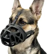 Bozal Para Perros Bozal De Canasta Para Morder Masticar Y Rebuscar Para El Aseo