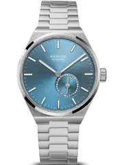 Bering 19435-CHARITY Blue Dial Silver Stainless Steel Womens Watch