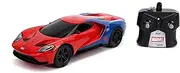 jada Toys Marvel Spider-Man 2017 Ford GT R/C, 1: 16 Scale with USB Charging, 2.4Ghz & Turbo Boost