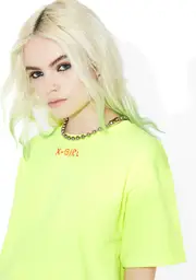 [x-Girl] Hand Embroidery Short Sleeve Tee