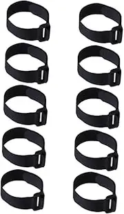 COHEALI 10pcs Two-person Three-legged Strap Buckle Strap Hook-and-loop Strap Binding Strap Three Legged Race Game Legged Race Bands Game Supplies Tie Rope Nylon Race Rope Simple