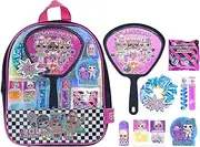 Townley Girl L.O.L. Surprise backpack Cosmetic makeup Set 10 Pieces, Including Lip Gloss, Nail Polish, Scrunchy, Mirror and Surprise Keychain, Ages 5+ Perfect for Parties, Sleepovers and Makeovers