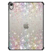 iPad Air 11-inch (M2/M3) iPad Impact Case White Butterflies and Colorful Sparkles Burst