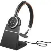 JABRA WIRELESS EVOLVE 65 SE M S MONO BLUETOOTH HEADSET W/CHARGE STAND + BT DONGLE - 6593-833-399