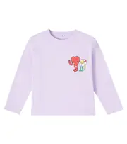 [Stella McCartney Kids] Stella McCartney Kids Printed cotton jersey T-shirt Y 4 purple