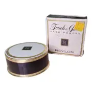 VTG Revlon TOUCH & GLOW Face Powder Creamy Peach 2 oz NEW USA 841