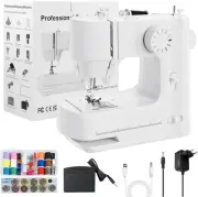 Sewing Machine - Machines for Beginners with Lights, Two Speed White