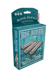 Hohner 3P590BX Big River Harmonica, Keys of C, G, and A Pro Pack