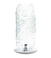NIB $1100 Atelier Swarovski Lux Orbit Lantern Candle Holder Large 13" #5353074