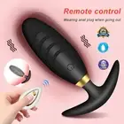 Anal Vibrator Male Butt Plug Prostate Massager Wireless Remote Control Sex Toy