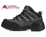 HARD YAKKA MEN'S BRUMBY SAFE HIKE MID BOOT MENS UK10 -GREY