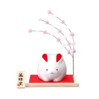 在飛比找蝦皮商城優惠-【藥師窯】日本福兔 招福卯 餅花飾干支擺飾 過年新春 兔年擺