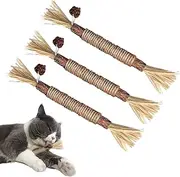 Silvervine Sticks for Cats | Natural Silvervine Sticks for Cats,Silvervine Cat Toy,Cat Natural Silvervine Sticks,Natural Silvervine Stick Cage Balls & Bell Balls for Indoor Cats.