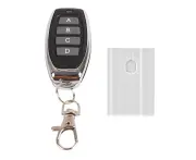 Dc12V 4-Channel Learning Code Wireless Controller (Metal 4-Button Remote Control)
