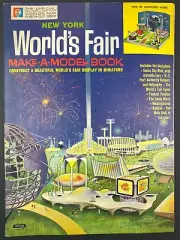 New York World`s Fair 1964-64 "Build A Model Book" complete mid century modern