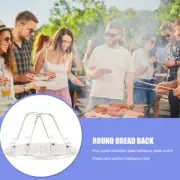 Camping Bread Toast Tray Gas Stoves Cooker Outdoor BBQ 4 Slice Toaster Rack