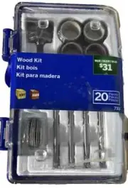 Dremel 733-01 Rotary Tool Accessories Kit, 20 Piece Wood Carving Set/free shipp