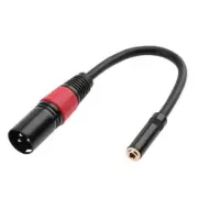 XLR 3 Pin Male to 3.5mm TRS 1/8inch Female Stereo Audio Microphone Cable Wire