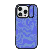 iPhone 16 Pro Impact Ring Stand Case MagSafe Compatible Splitsville - Blue