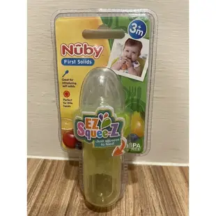 Nuby矽膠蔬果咬咬棒