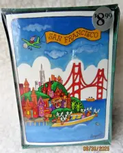 LPG PERFORMING ARTS BOXED CHRISTMAS CARD SET SAN FRANCISCO SET OF 18 Santa