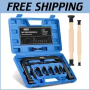 Durable 10-Piece Engine Valve Spring Compressor Set with Portable Storage Case