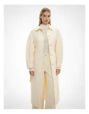 [Witchery] Sculpted Trench Coat in Butter