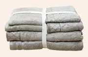 Moroccan Jacquard Organic Terry Towels 6 pc Set
