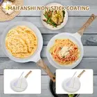 Crepe Pan with Wood Handle Nonstick Tortilla Pan Pancake Griddle Pan Zhqwx