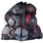 Mesh Ball Bag with Shoulder Strap with a Drawstring Closure Basketball Sack Bag'