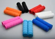 1 Pair Soft Rubber Handlebar Grips For Bicycle MTB BMX Road Mountain Bike TPR US