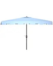 Safavieh Indoor/Outdoor Zimmerman 6.5X10 Rect Umbrella