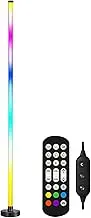 Modern Standing Floor Lamp - Sleek RGB Frame, Led Ambient Light | 10w Color Lamp with App and Remote Control, Music-Reactive Floor Light for Bedroom Living Room Smart Mood Lighting Decor
