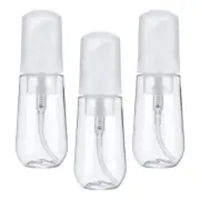 3pcs Soap Foam Bottle, Empty Travel Foaming Containers, 2oz, Clear