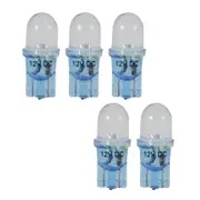 Ozoffer 5x T10 Wedge Replacement LED Globe (Blue)