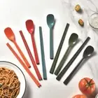 High Temperature Resistant Silicone Chopsticks Mildew-proof Tableware Set Kids