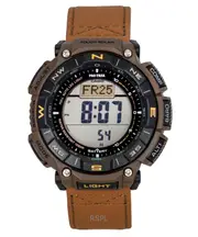 Casio Pro Trek Climber Line Digital Barometer Thermometer World Time Solar Powered PRG-340L-5 100M Men's Watch