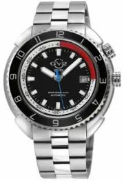 GV2 by Gevril Men's 42402 Squalo Swiss Automatic Ceramic Bezel Diver Date Watch
